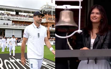 Watch: James Anderson's family rings ceremonial bell to mark start of ...