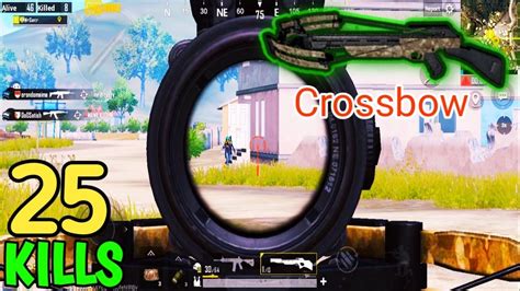 Power Of Crossbow Solo Vs Squad Pubg Mobile Savtr Youtube