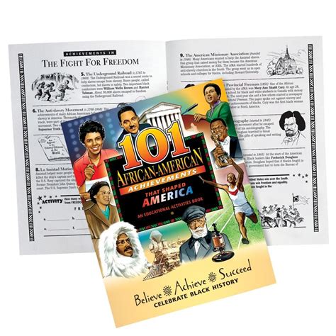 101 African American Achievements That Shaped America Activities Book