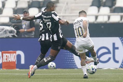 VÍDEO os melhores momentos do empate entre Botafogo e Santos pelo