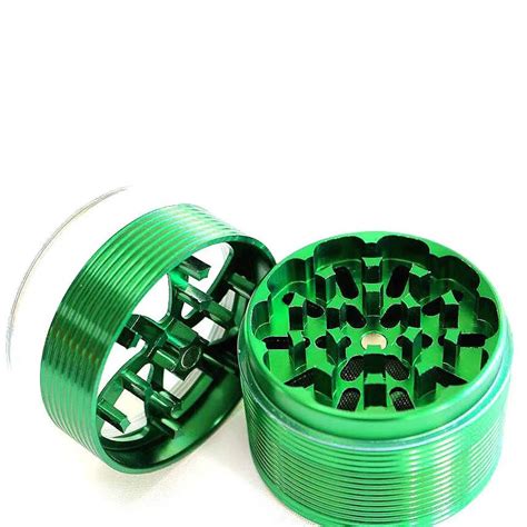 Herb Grinder Weed Tobacco Large Size 5part Aluminium Metal Weed Herb