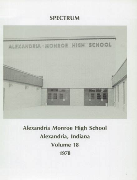 Explore 1978 Alexandria-Monroe High School Yearbook, Alexandria IN - Classmates