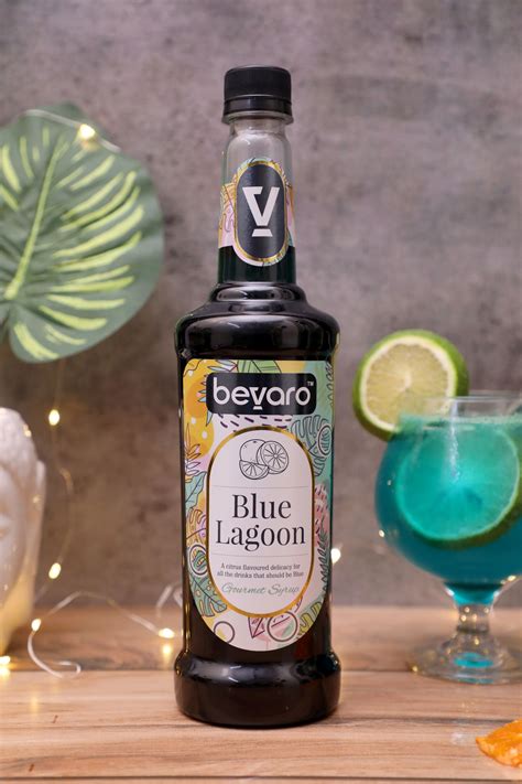 Bevaro Blue Lagoon Syrup Refreshing Gourmet Syrup For Mocktails