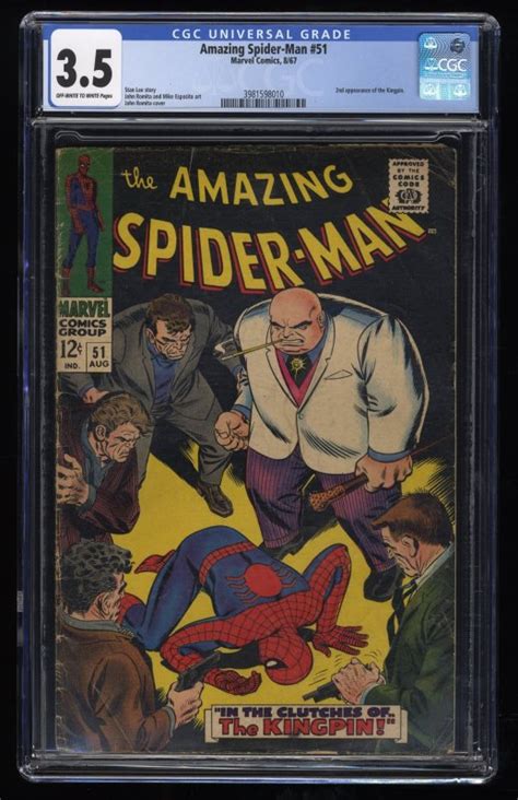 Amazing Spider Man 51 CGC VG 3 5 2nd Full Appearance Of Kingpin