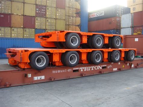 Multi Axle Trailer in Flat Rack Container - China SinoTrailers