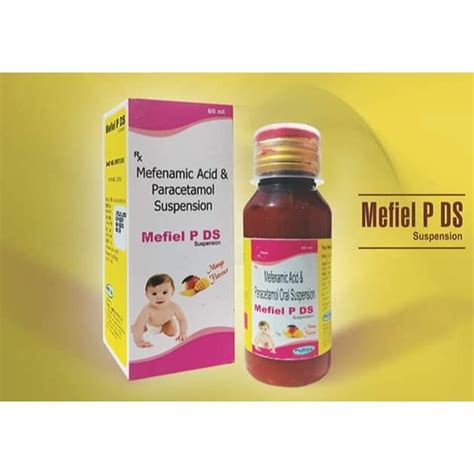 Mefenamic Acid Paracetamol Suspension At Rs Bottle Meftal P