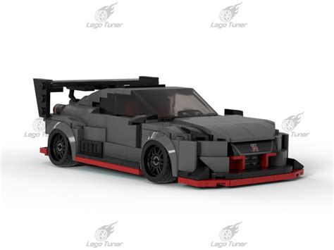 Lego Moc Nissan Gt R 35 Widebody By Legotuner33 Rebrickable Build With Lego