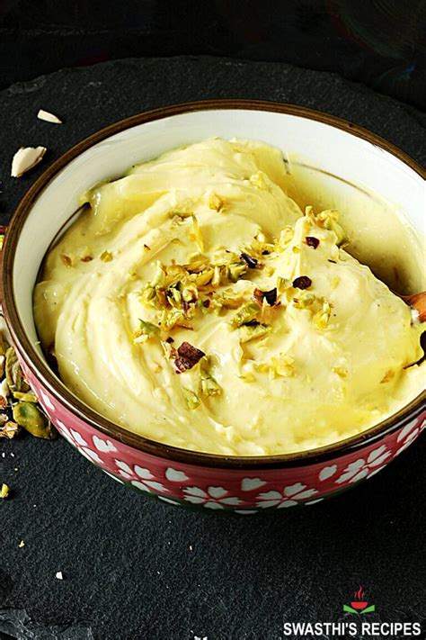 Shrikhand Recipe (Flavored Yogurt) - Swasthi's Recipes