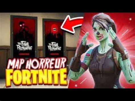 La Map Horreur La Plus Flippante De Fornite Youtube