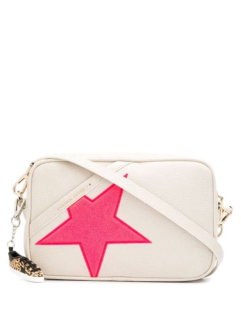 Golden Goose Embossed Star Cross Body Bag Farfetch In Preppy