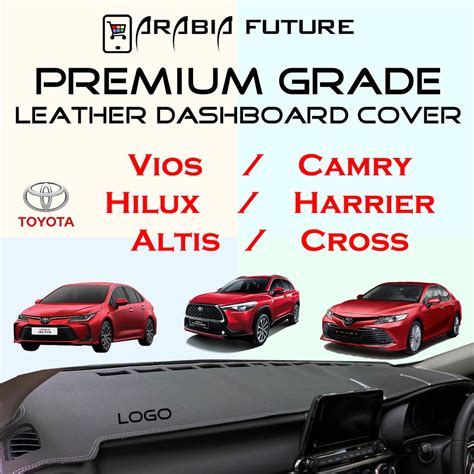 Toyota Leather Dashboard Cover Dashmat Vios Altis Cross Yaris Camry