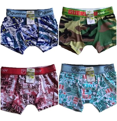 Cueca Boxer Box Masculino Infantil Microfibra Menino R 4 00 Em