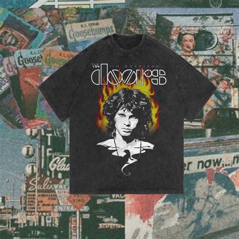 Jual Ossu Official Jim Morisson The Doors Reguler T Shirt Stone