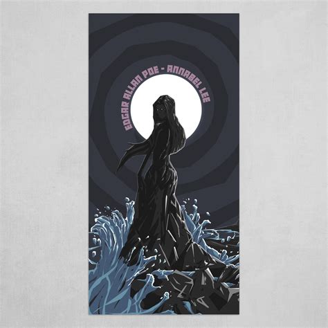 Annabel Lee by Edgar Allan Poe | Classic Love Poem Poster Print