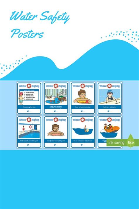 Water Safety Posters for Children