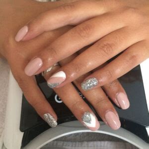 Chic Nude And Silver Nails Ideas For Everyday Glam