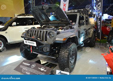 Jeep Gladiator At Manila Auto Salon In Pasay Philippines Editorial
