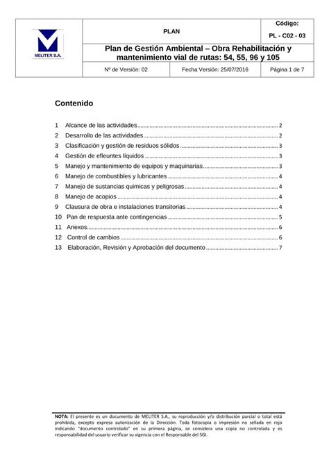 PDF Plan de Gestión Ambiental Obra Rehabilitación y PDF file3