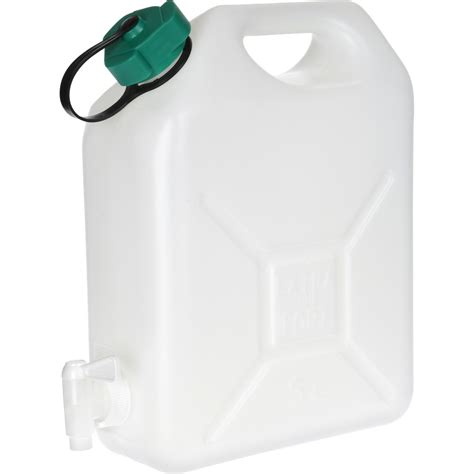 Jerrycan Voor Water 5 Liter Kunststof Met Kraantje En Dop