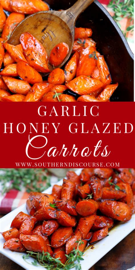 Garlic Honey Glazed Carrots Southern Discourse