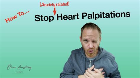 How To Stop Anxiety Heart Palpitations Youtube