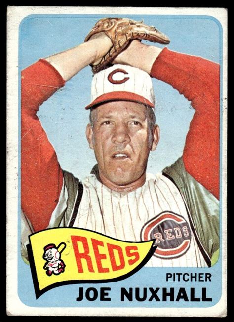 1965 Topps Joe Nuxhall Cincinnati Reds 312 Ebay