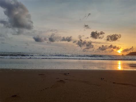 Sunset on the Beach Pacitan Stock Photo - Image of jawa, beach: 262974276