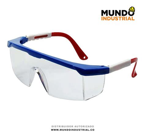 Gafas de Protección Tricolor Ajustables Lente Claro