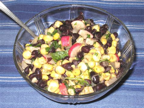 Cooking Without A Net Black Bean Corn And Radish Salad