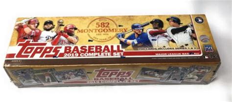 2019 Topps Baseball 582 Montgomery Club 2019 Complete Set Sealed Series