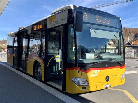 MB C2 K 10169 Der PostAuto Regie Aeschi Am 7 11 21 Beim Bahnhof