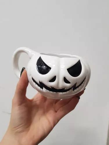 Caneca Ab Bora De Halloween Branca Mercadolivre