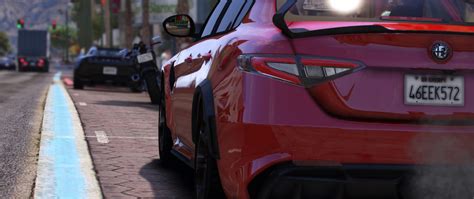 Alfa Romeo Giulia 2021 GTA 5 Gtacarmods