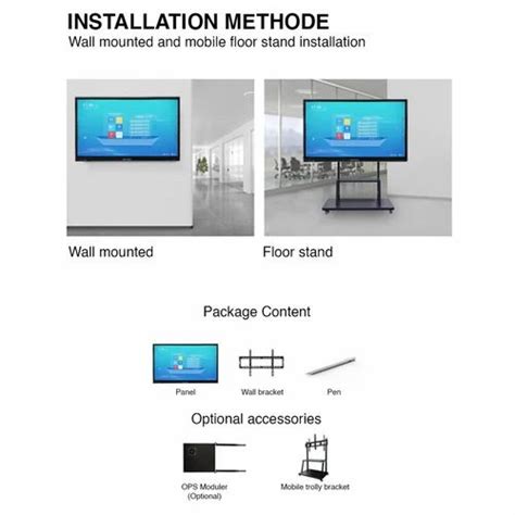 Interactive Flat Panel 55 Inch 4k Interactive Flat Panel Manufacturer