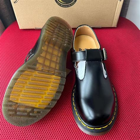 Dr Martens Polley Smooth Leather Mary Janes Women S Fashion Footwear