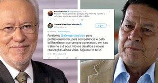 Jornalista Polibio Braga General Mourão sinaliza convite a Alexandre