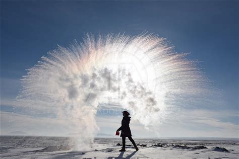 People Throw Boiling Water Into Freezing Air In Turkeys Kars Anadolu