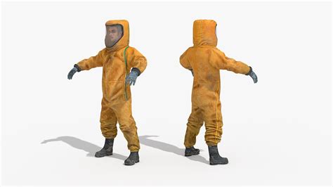 Hazmat Suit 3d Turbosquid 1548645