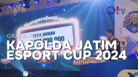 Ditresnarkoba Polda Jatim Gelar E Sports Kapolda Jatim Cup 2024 Di HUT