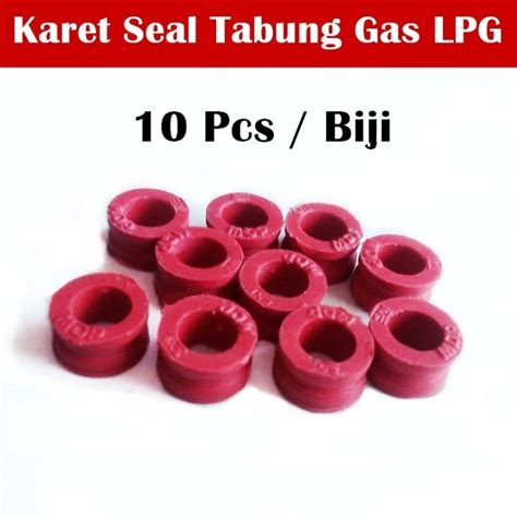 Karet Seal Rubber Perapat Regulator Tabung Gas LPG 10 Pcs Sil