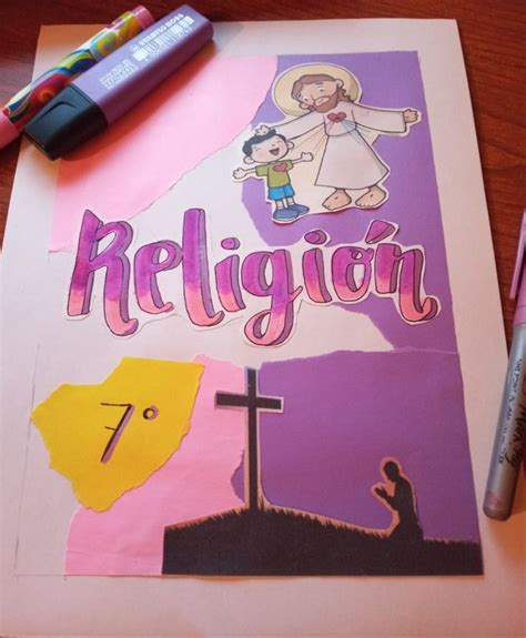 Portada De Religi N Religion School Bullet Journal