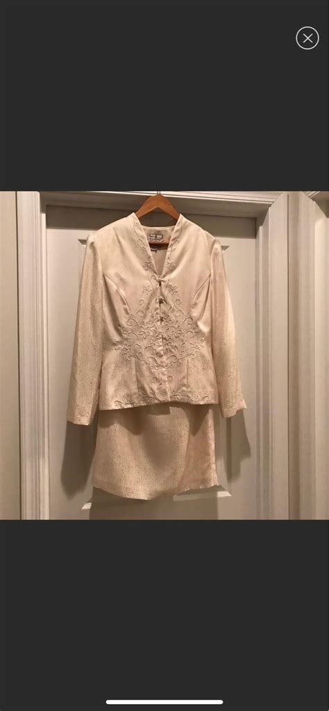 Adrianna Papell White Skirt Suits Mercari