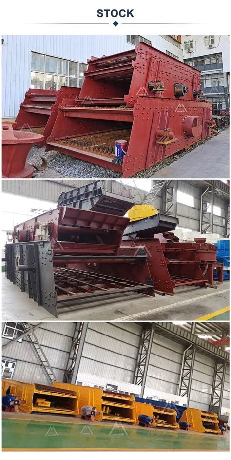 High Efficient Vibro Sieve Separator Quarry Rock Vibrating Screen For