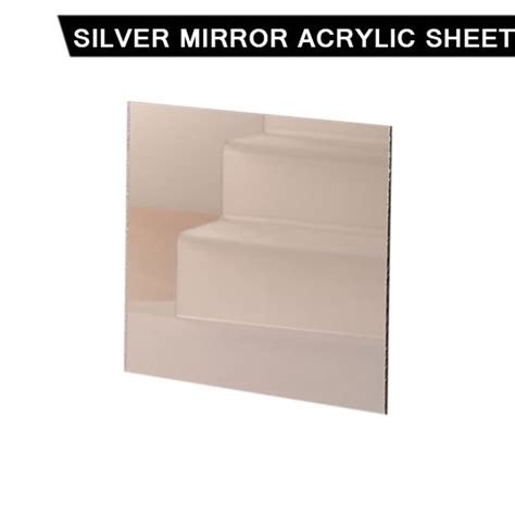 3mm Two Way Silver Mirror Acrylic Sheet 2440 X 1220 Acrylics Online