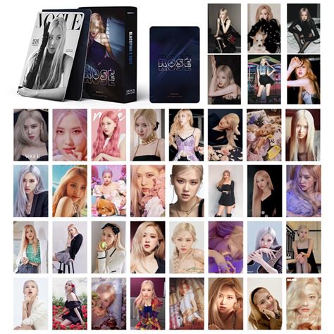 54pcs Box 2022 Kpop Blackpink Rose Photocard New Album Our Choice Lomo