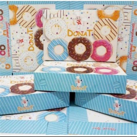 Jual Kotak Box Dus Donat Isi 6 10pcs Shopee Indonesia