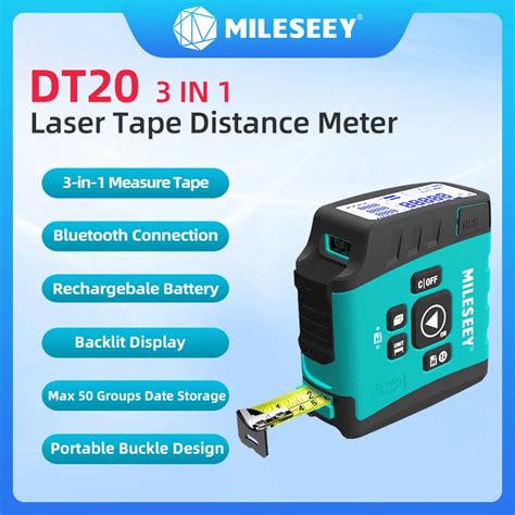 Mileseey DT20 Fita M Trica A Laser 3in 1 De Alta Precis O Dist Ncia