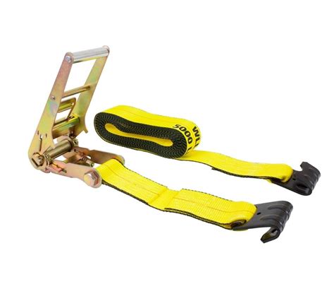 Flat Hook Ratchet Strap For Flatbed Tie Downs 3 X 30