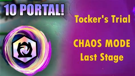 Tft Tocker S Trial Chaos Mode Portals Best High Score Youtube