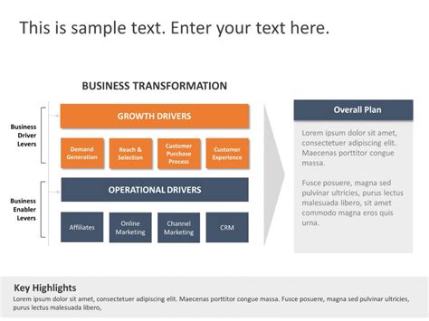 Business Transformation Strategy Marketing Strategy Infographic